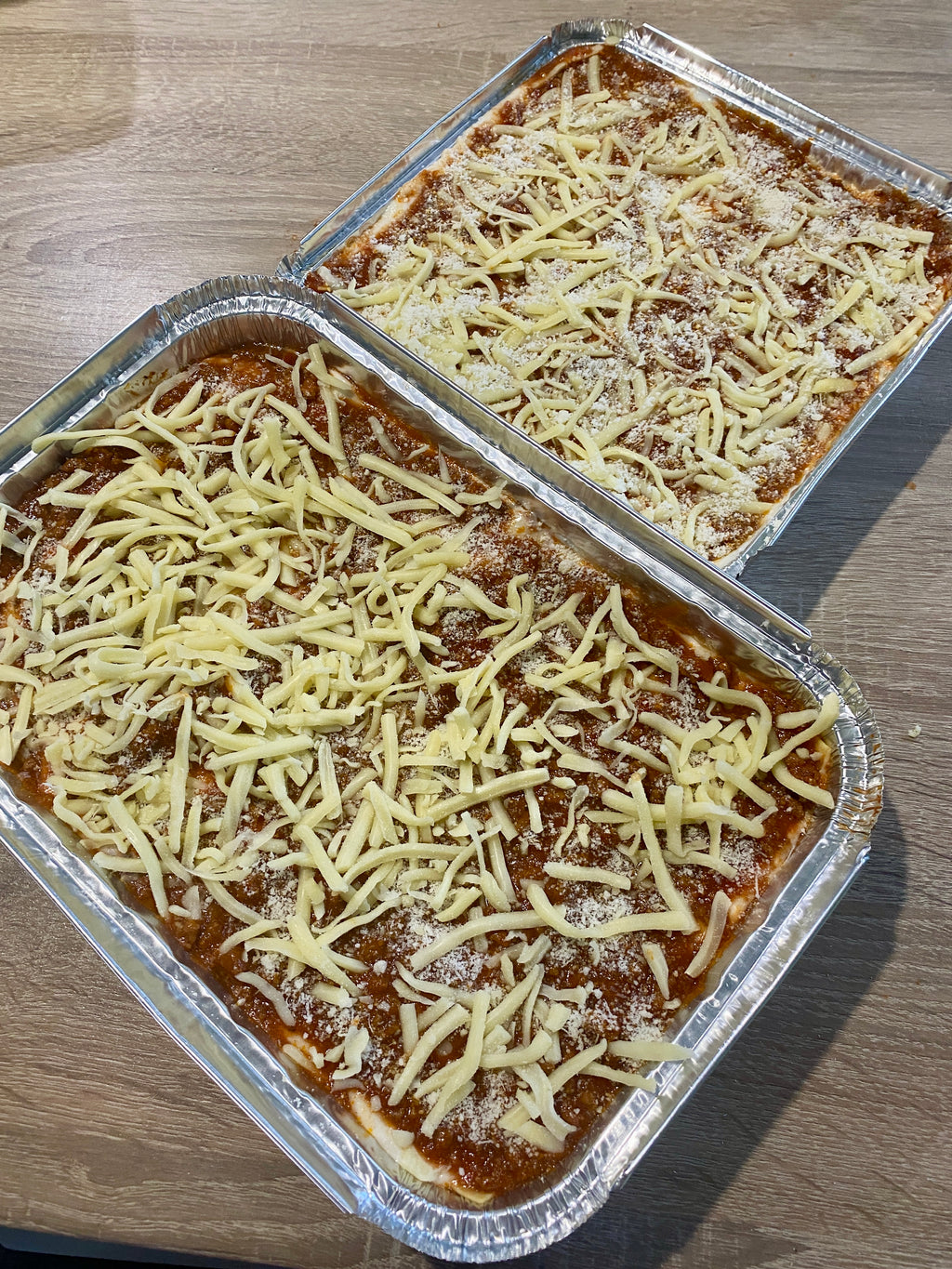 Traditional Beef Lasagna, Frozen Homemade Italian - Double/Square/Large/Jumbo size