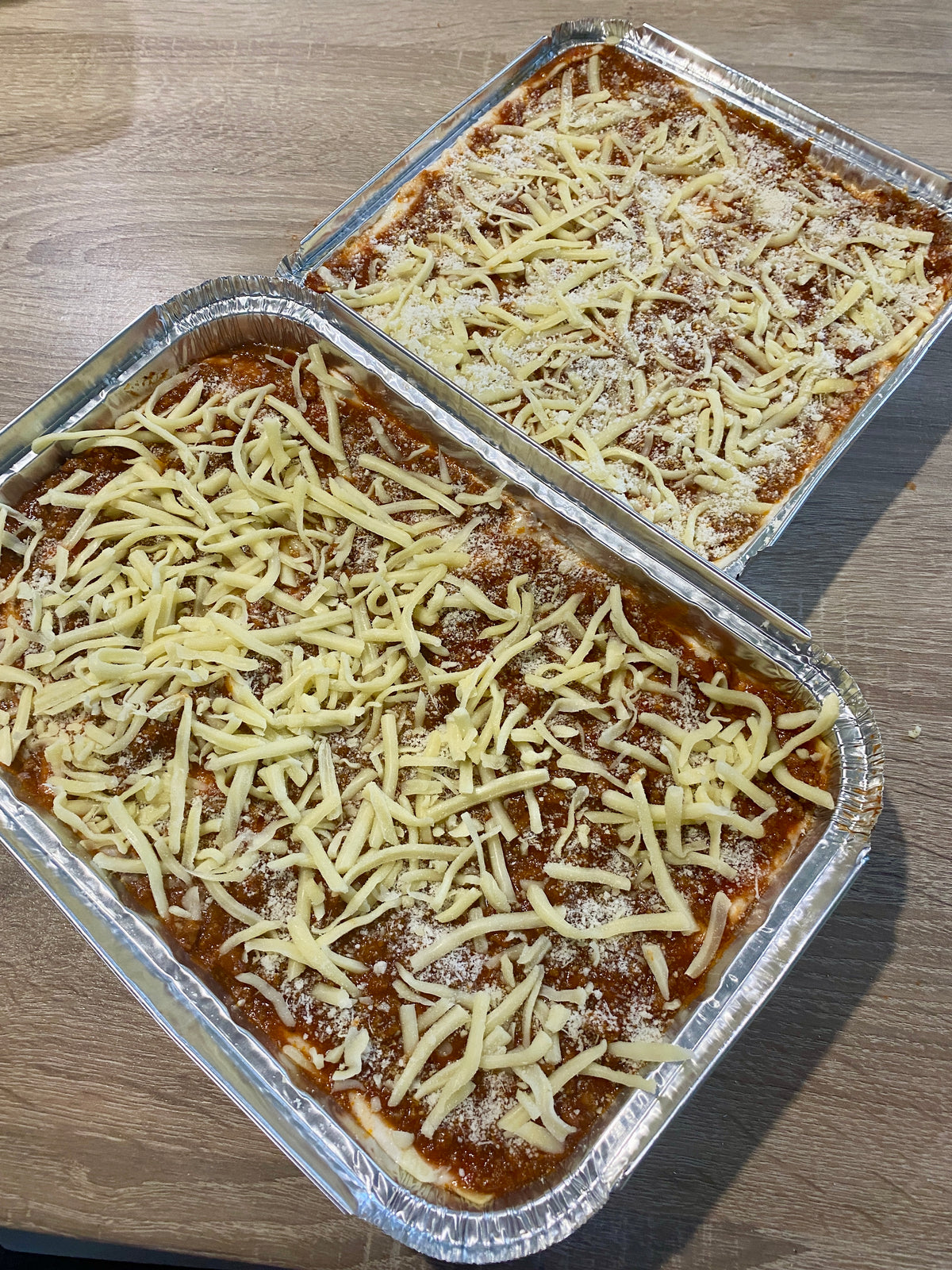 Traditional Beef Lasagna, Frozen Homemade Italian - Double/Square/Large/Jumbo size