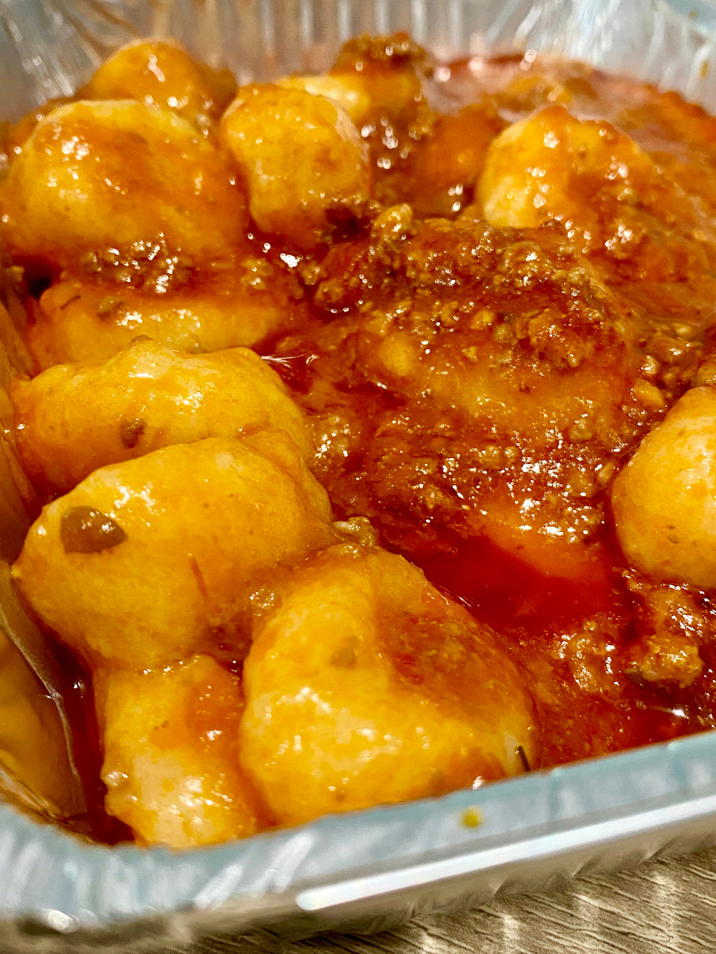 Potato Gnocchi with Beef Ragú, handmade - Single serve - Frozen