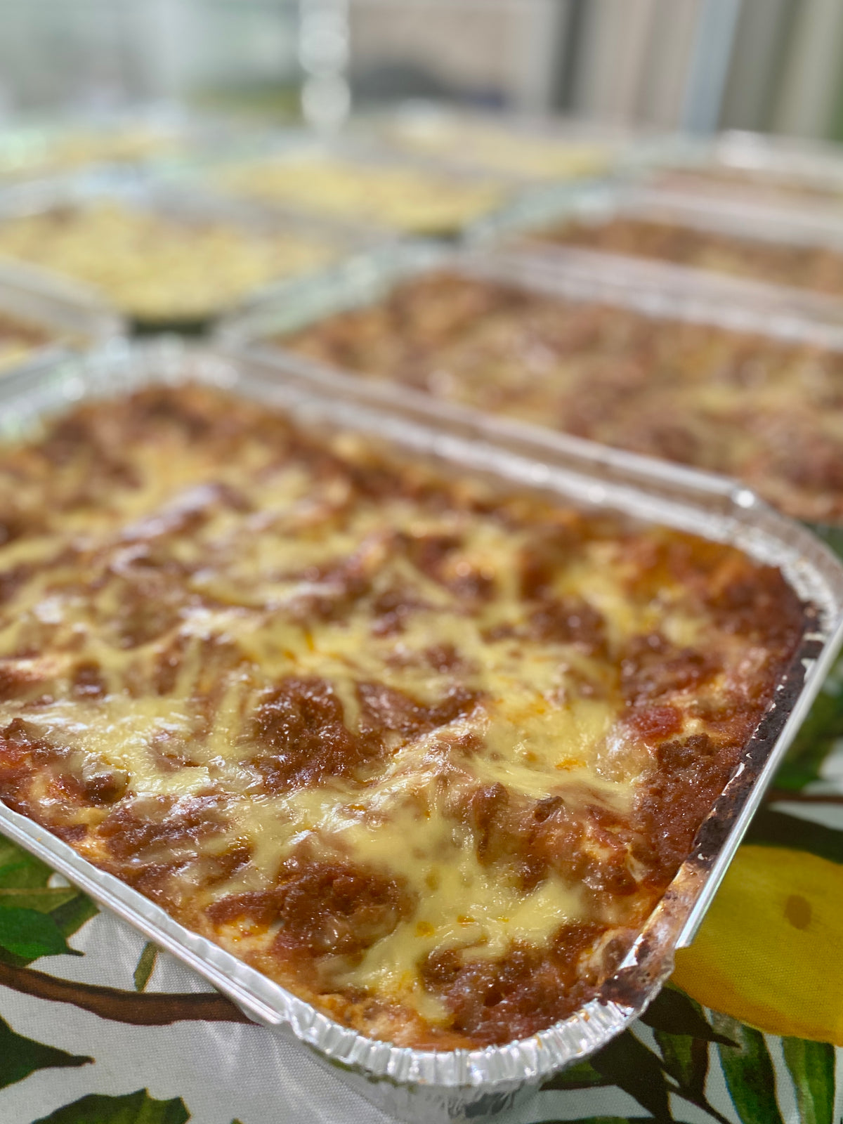 Traditional Beef Lasagna, Frozen Homemade Italian - Double/Square/Large/Jumbo size