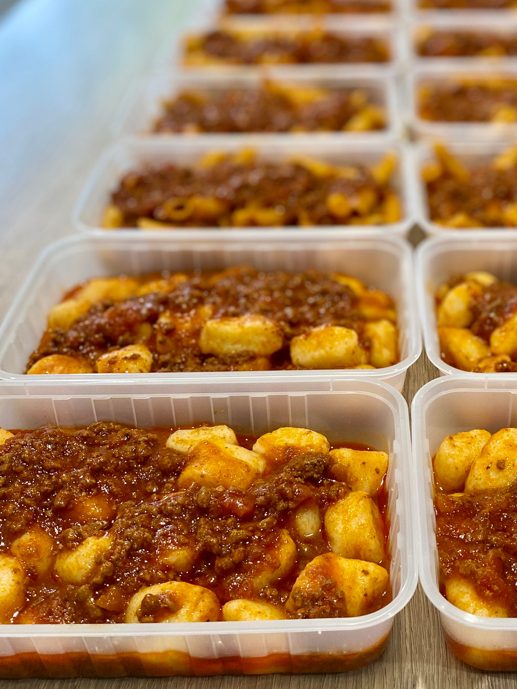 Potato Gnocchi with Beef Ragú, handmade - Single serve - Frozen