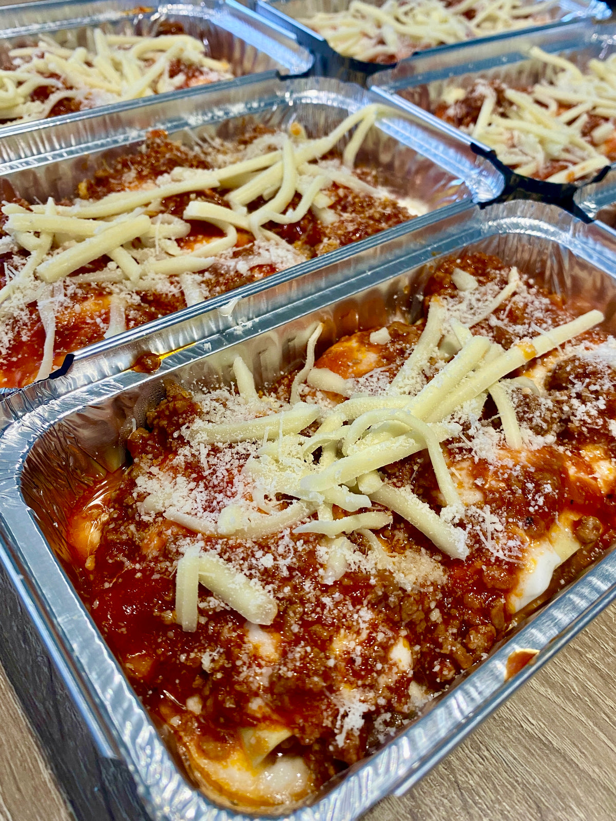 Cannelloni with Bolognese ragú , Homemade Italian- Frozen - Single serve