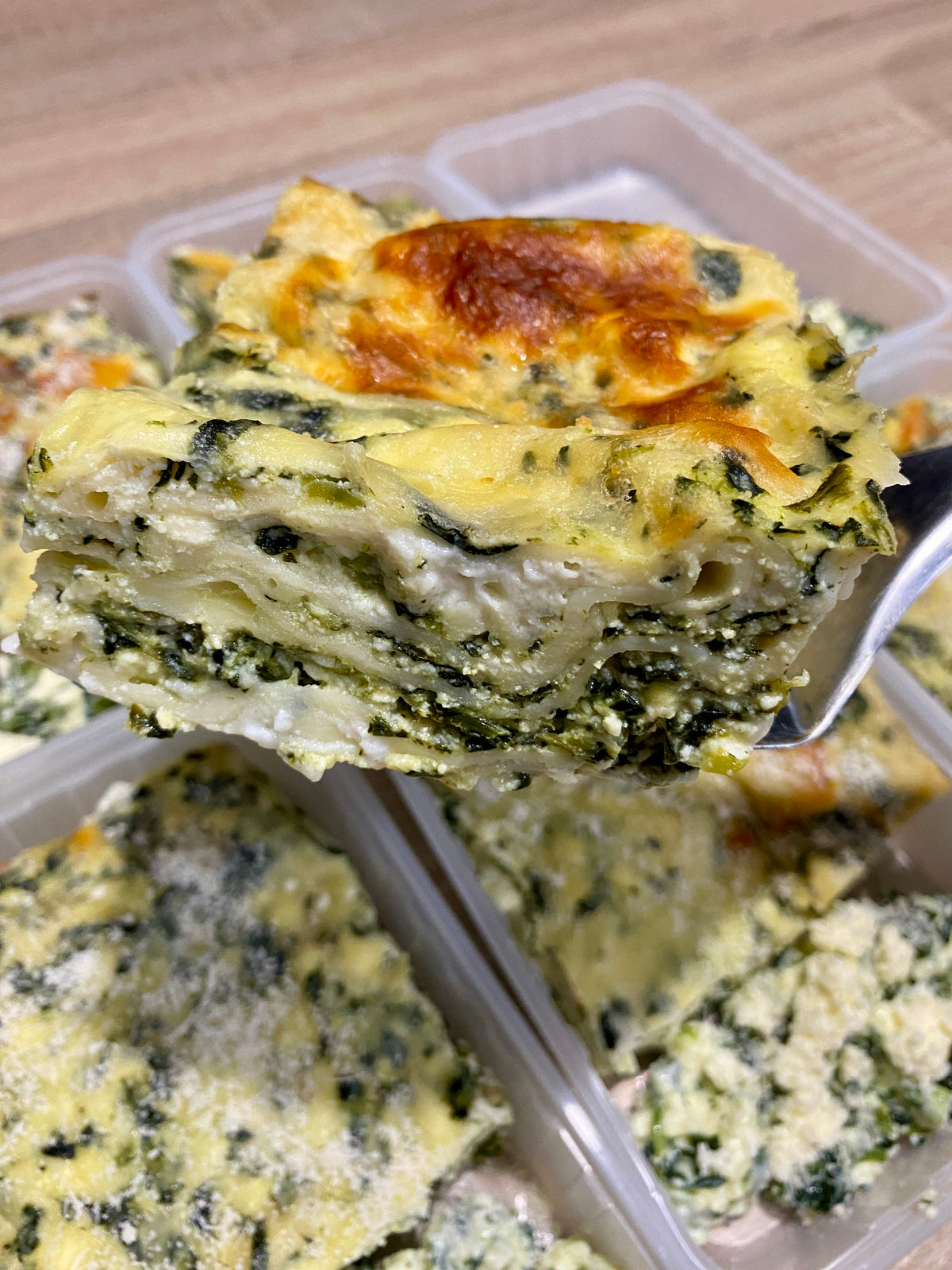 Lasagna Spinach and Ricotta - Vegetarian - Single serve - Frozen