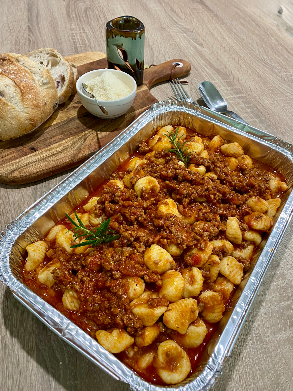 Potato Gnocchi with Beef Ragú, handmade - Single serve - Frozen
