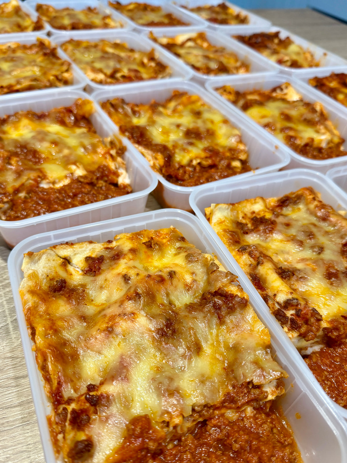 Traditional Beef Lasagna, Homemade Italian - Single serve - Frozen - Baked