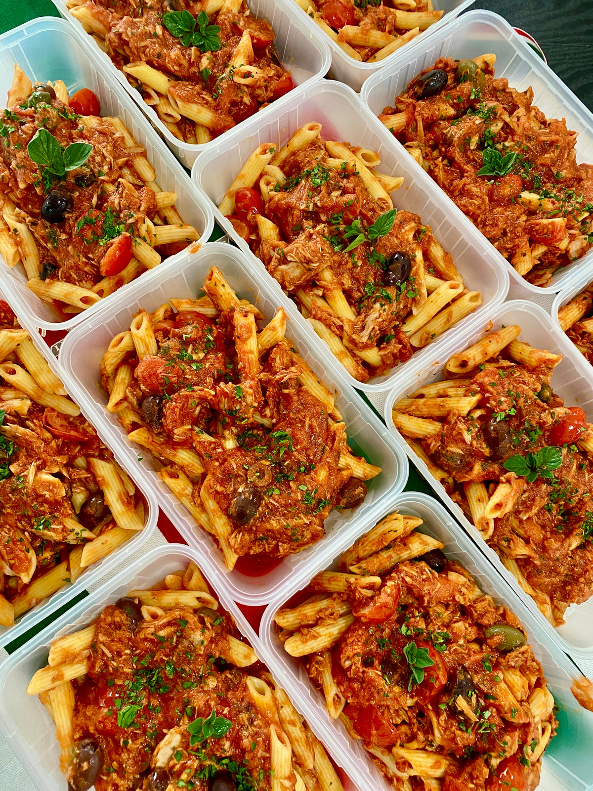 Pasta with Tuna, Olives and Capers - Single serve - Frozen