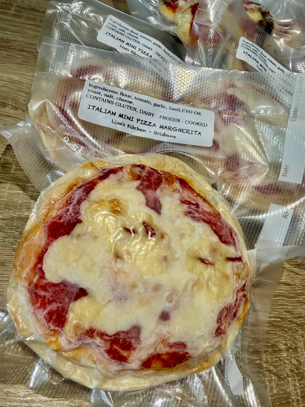 Homemade Italian Pizzetta Margherita-2pcs - frozen
