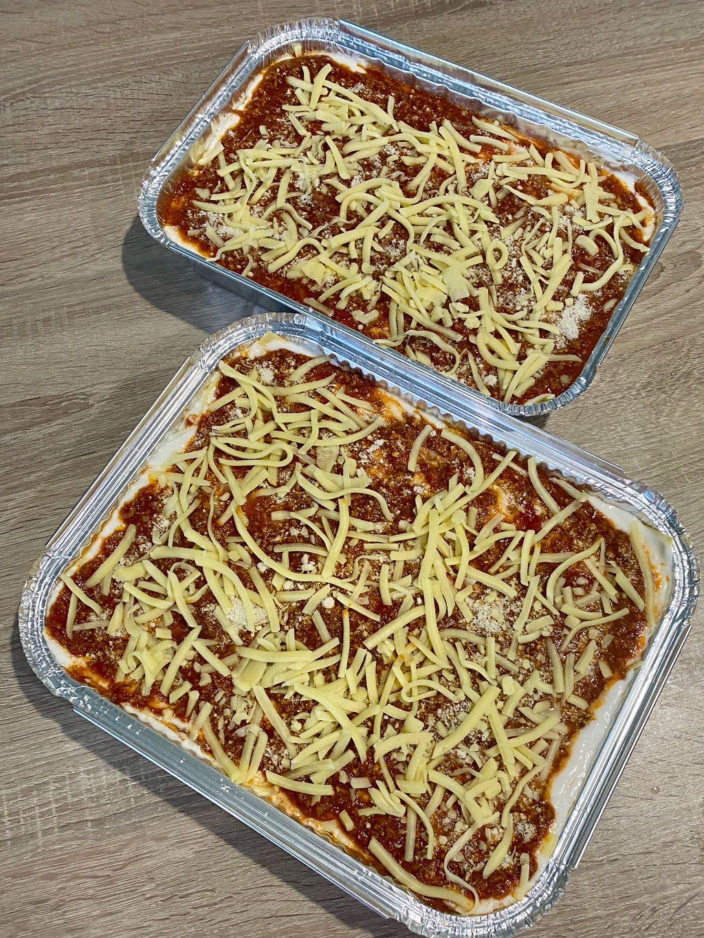 Traditional Beef Lasagna, Frozen Homemade Italian - Double/Square/Large/Jumbo size